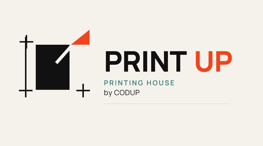 Лицевая сторона визитки Print Up